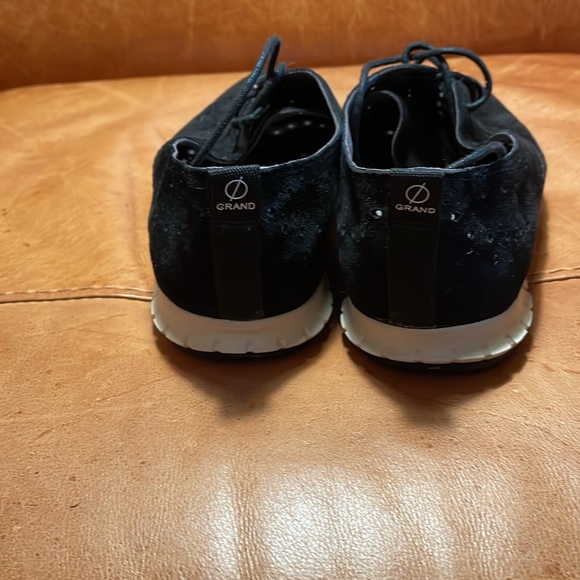 Cole Haan Black soft suede “Zero Grand” Wingtips - Picture 4 of 5